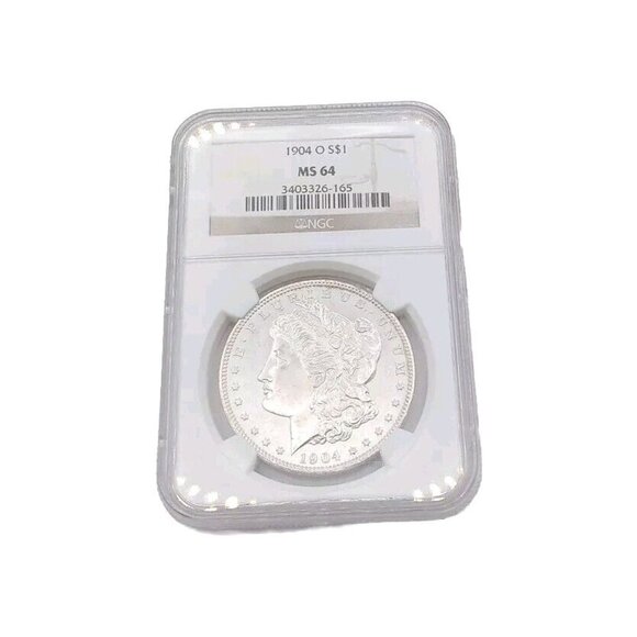 1904 O Morgan Dollar Silver Coin NGC MS 64 Blast White HIGH LUSTER - Picture 1 of 4